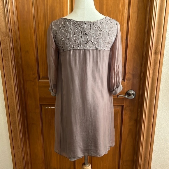 Gorgeous Silk Dress Made in Italy Size XS H Trend - Picture 2 of 8